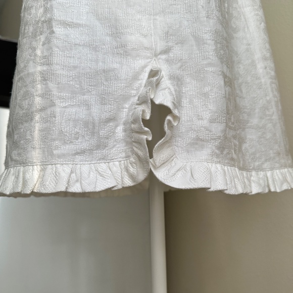 TUCKERNUCK | White Embroidered Cross Stitch Clara Dress size XS - Picture 9 of 13